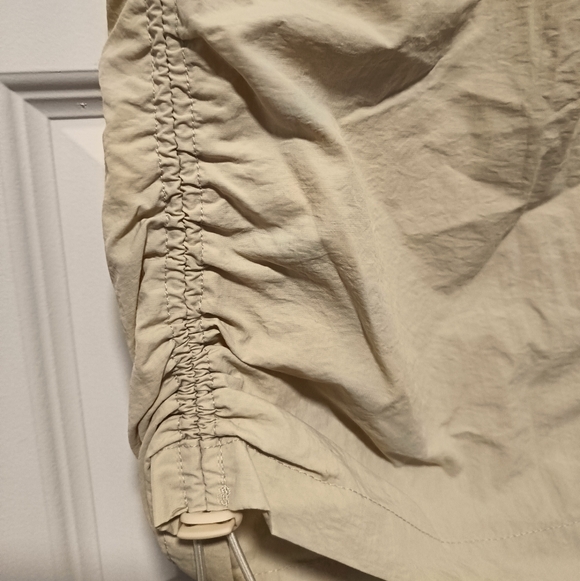 S🍀Wilo The Label Cargo Parachute Cream/Tan Maxi Skirt - Picture 4 of 9